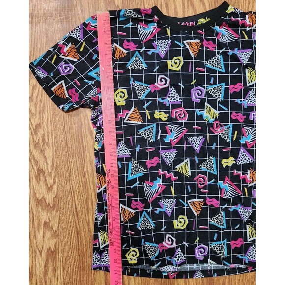 Fresh Prince of Bel Air Shirt Mens Medium Short Sleeve Black w Multicolor - Picture 6 of 7